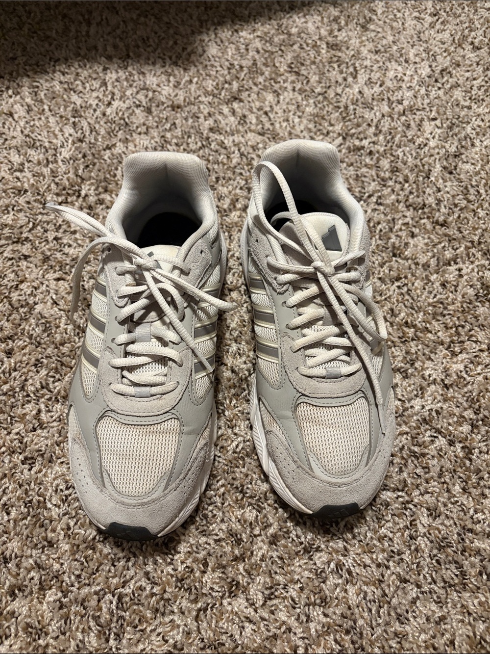 Light Beige Adidas Sneakers